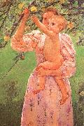 Mary Cassatt Baby Reaching for an Apple China oil painting reproduction